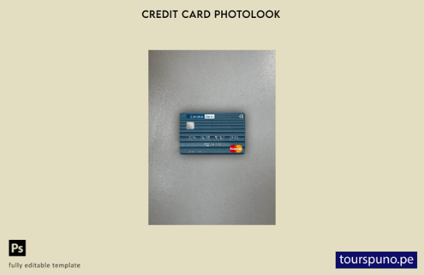 listo para imprimir Lituania Danske Bank mastercard photolook plantilla frontal